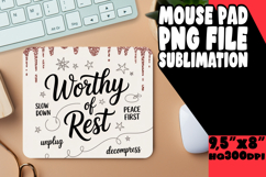 Sweet MOUSE PAD Sublimation Style, Girl Quote Product Image 1