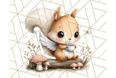 Forest Fairy Garden Creatures PNG, Whimsical Woodland Art Product Image 3