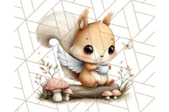 Forest Fairy Garden Creatures PNG, Whimsical Woodland Art Product Image 3