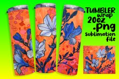 Colorful Floral Wrap Patterns for 20oz Tumblers Product Image 1