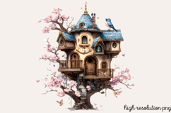 Steampunk Easter Sublimation Clipart PNG Product Image 1
