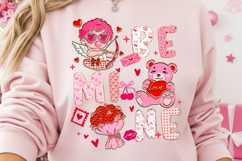 Be Mine Png, Leopard Valentine's Day Png, Coquette Bow Png Product Image 2