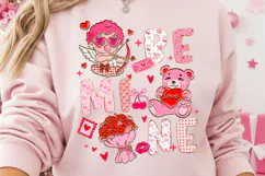 Be Mine Png, Leopard Valentine's Day Png, Coquette Bow Png Product Image 2