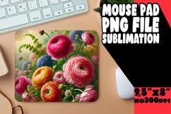 ENCHANTED MOUSE MAT MAGICAL DESIGN, Flower Product Image 1
