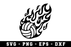 Basketball Fire Svg |Basketball SVG Cut files | Cricut Product Image 1