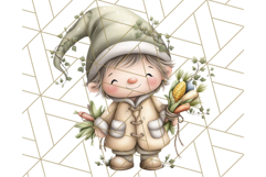 Fall Gnome Clipart PNG Cute Thanksgiving Gnomes Product Image 3