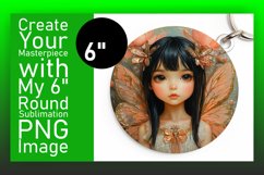 Lovely Round Design for Keychains , Fairy Product Image 1