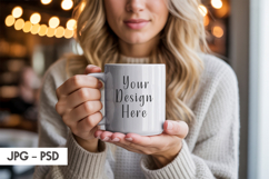 Hands Holding Mug Mockup PSD JPG Product Image 1