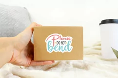 Small Business Thank You Stickers - Please Do Not Bend Product Image 3