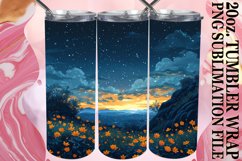 Radiant Spring Floral Tumbler Wrap Product Image 1