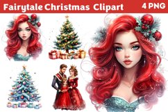 Fairytale Christmas Clipart PNG Product Image 1