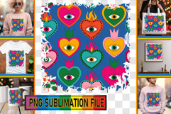 Joyful TSHIRT Art Magic PNG, Funky Pattern Product Image 1