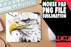 Floral Bird Pattern Sublimation Mouse Pad Product Image 1