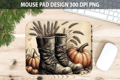 Boots Mouse pad Sublimation - Thanksgiving PNG Design Product Image 1