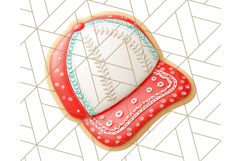 Baseball Cap Cookie Clipart PNG, Fun Hats in Cute Styles Png Product Image 3