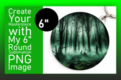 Unique Circle Design Car Coaster Template , Horror Halloween Product Image 1