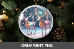 3D christmas ornament - reindeers Product Image 1