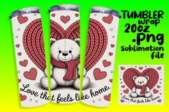 ARTISTIC 20oz Tumbler Design for Gifts , Valentines Day Product Image 1