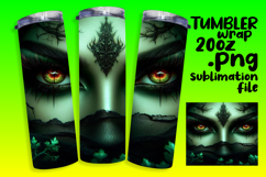 MODERN 20oz Sublimation Design , Horror Halloween Product Image 1