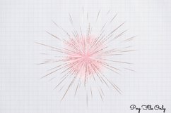 Happy New Year Fireworks Clipart PNG Product Image 1