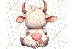 Cute Back View Sitting Animal Clipart PNG From Behind Product Image 3