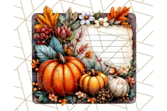 Autumn Library Clipart PNG, Cozy Fall Book Art Product Image 3