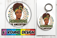 Playful Car Coasters Sublimation, Black Woman Product Image 1