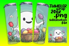 Watercolor Bunny Tumbler Wrap Product Image 1