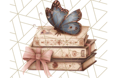 Vintage Butterfly PNG Clipart, Fairytale Cottagecore Images Product Image 3