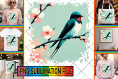 Cheerful TSHIRT PNG Gift Ideas, Birds Product Image 1