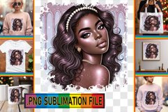 Joyful TSHIRT Art Magic PNG, Afro Girl Product Image 1