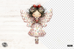 Spring Fairy Reading Png Sublimation - Spring Clipart Product Image 1