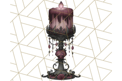 Gothic Halloween Clipart Dark Aesthetic PNG, Halloween Png Product Image 3