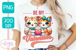 Be my Valentine PNG sublimation, Valentine's day sublimation Product Image 3