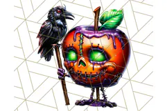 Haunted Treats Clipart PNG, Halloween Candy Art Product Image 3