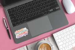 Motivational Quote Sticker SVG | Keep Watering Your Dreams Product Image 3