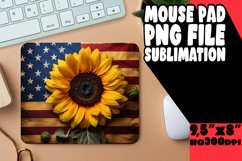 Sunflower Magic on USA Independence Day Mouse Pad Product Image 1