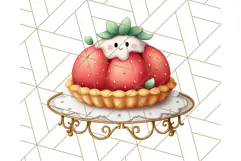 Princess Tea Party PNG Clipart with Teacups & Fancy Treats Product Image 3
