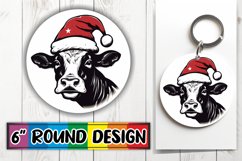 Enchanted Winter Ornament Sublimation Circle Product Image 1