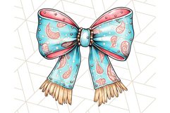 Western Style Bow PNG, Cute Cowboy, Cowgirl Coquette Png Product Image 3