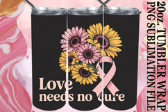 Cozy Dreams 20oz tumbler wrap, Breast Cancer Product Image 1