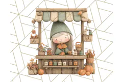 Whimsy Woods Harvest Festival Clipart PNG Files Product Image 3