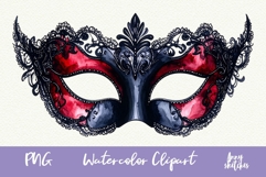 Carnival Mask PNG Gothic Smut Dark Romance Clipart Product Image 1