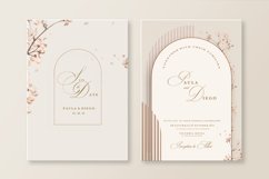 Paula &amp; Diego - Geometric Wedding Invitation Product Image 1
