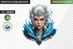 Slavic Goddess clipart PNG, Eastern European mythology Product Image 1