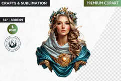 Slavic Goddess clipart PNG, Eastern European mythology Product Image 1