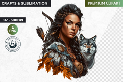 Slavic Goddess clipart PNG, Eastern European mythology Product Image 1