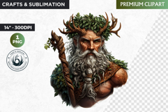 Slavic God clipart PNG, Eastern European mythology clipart Product Image 1