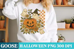 Halloween Boo Ghost Png,Halloween t-Shirt Design Product Image 1