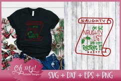 On The Naughty List And Don't Regret It - SVG EPS DXF PNG Product Image 2